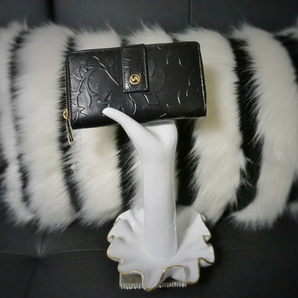 VALENTINA ITALIAN LEATHER WALLET NEW